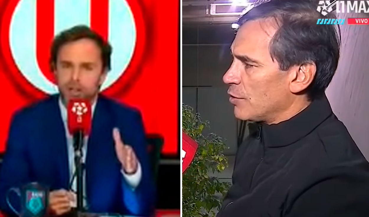 
                                 Fabián Bustos tuvo tensa discusión con periodistas de L1 Max tras derrota de Universitario: 