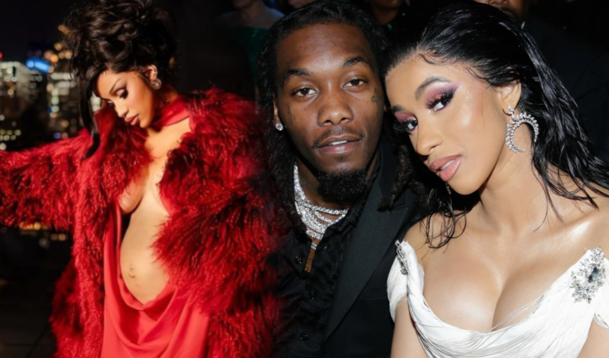 
                                 Cardi B solicita el divorcio de Offset por segunda vez y anuncia que está embarazada de su tercer hijo 
                            