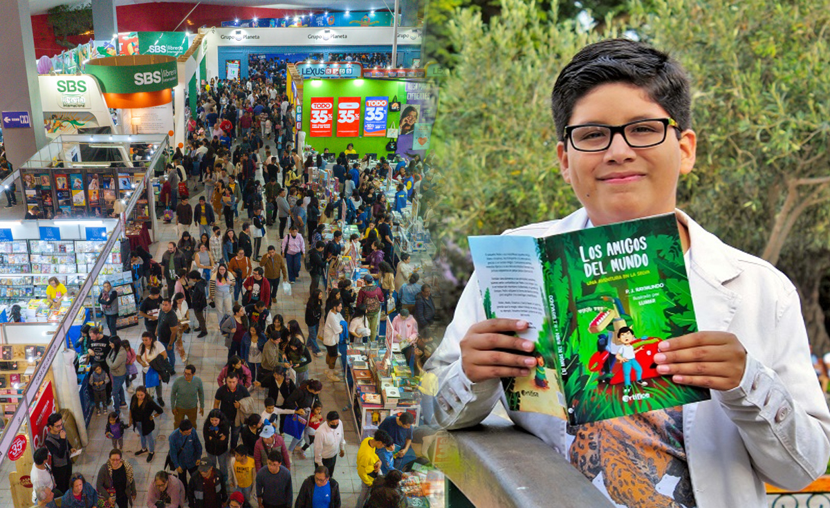 
                                 Conoce a Pedro Raymundo, el escritor más joven de la FIL: con solo 13 años presenta su segundo libro 
                            