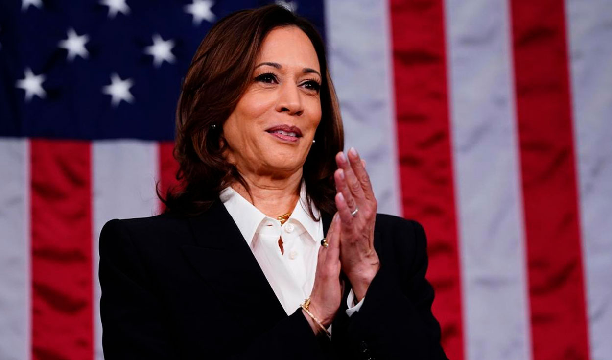 
                                 Kamala Harris obtiene los votos suficientes para ser la candidata demócrata en las elecciones de Estados Unidos 
                            