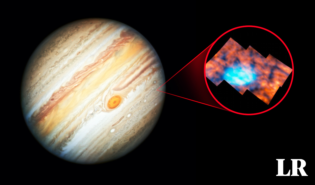 
                                 Astrónomos encuentran extrañas figuras en la atmósfera de Júpiter: justo sobre su Gran Mancha Roja 
                            