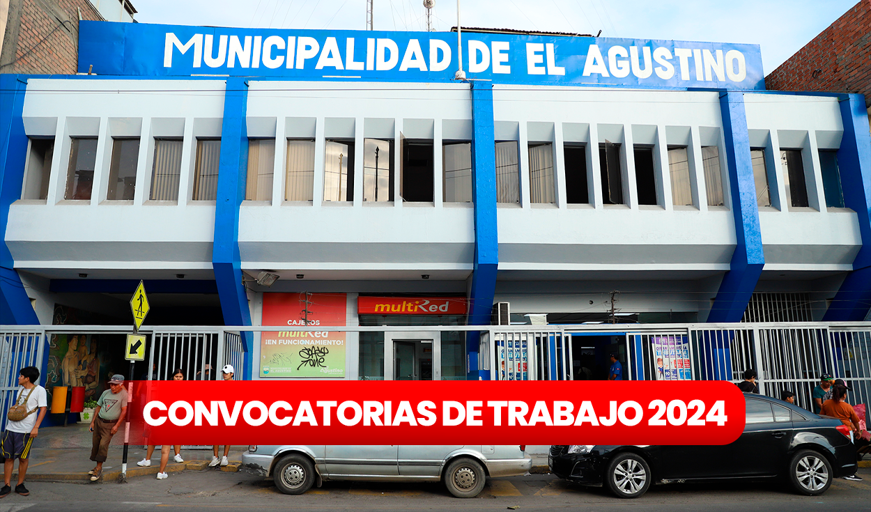 
                                 Municipalidad de El Agustino ofrece 67 empleos con sueldos desde S/1.500: link oficial para postular 
                            