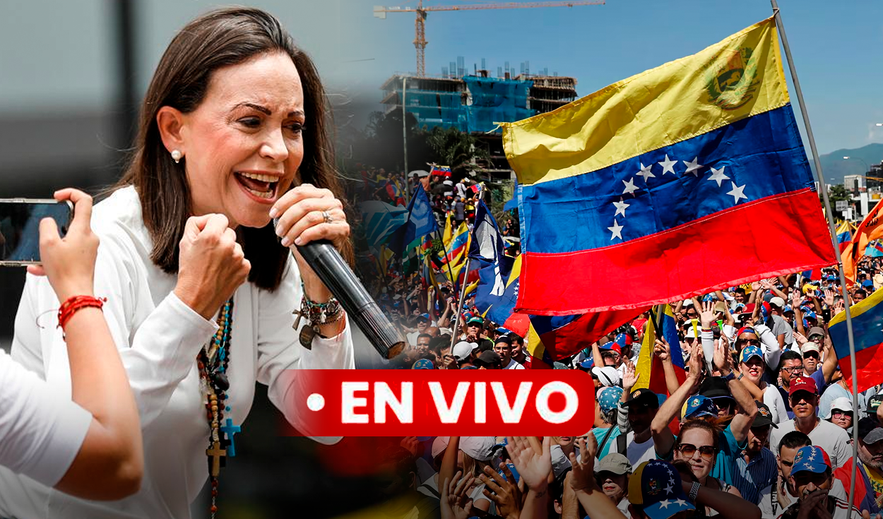 
                                 Marcha de la oposición EN VIVO: sigue la protesta de María Corina Machado y Edmundo González por fraude del CNE en Venezuela 
                            