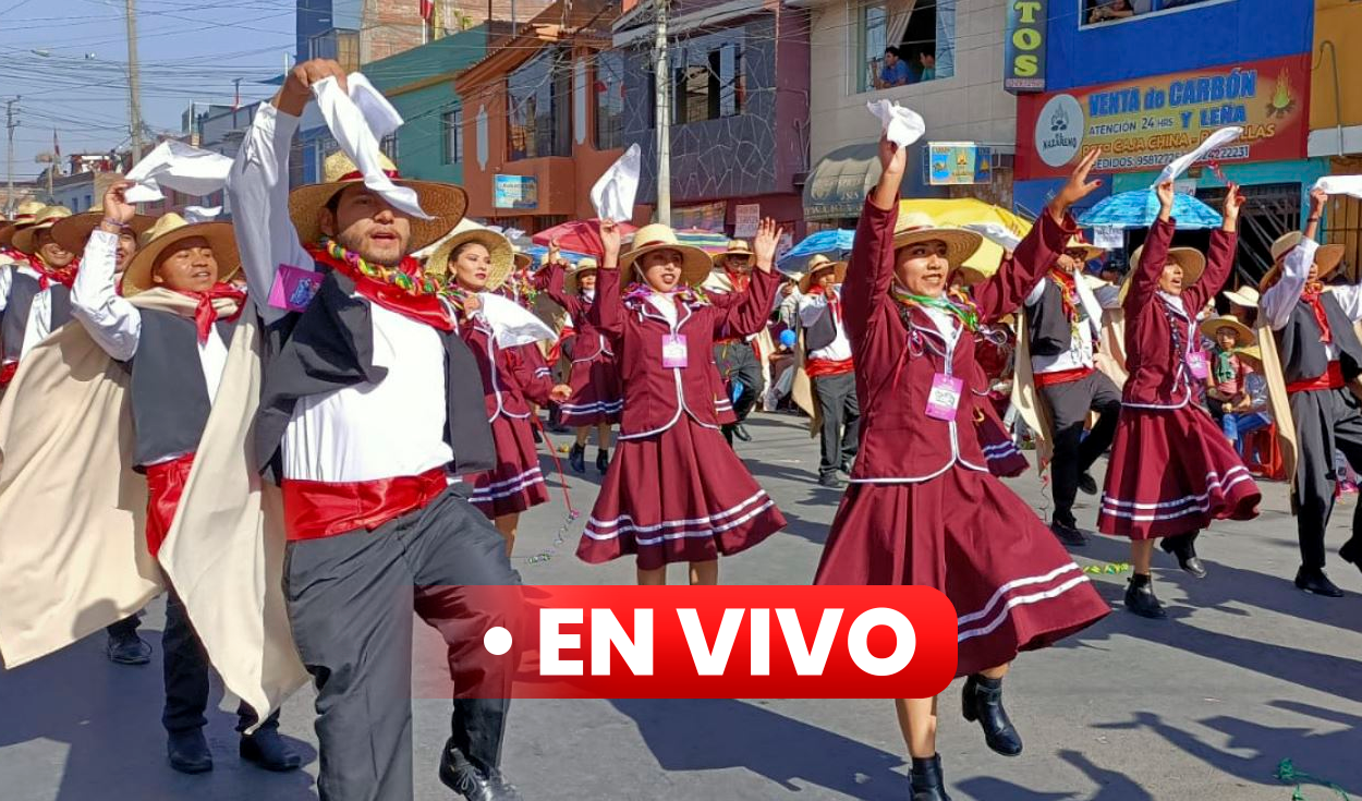 
                                 Gran Pasacalle Regional de Arequipa EN VIVO: sigue el desfile por el aniversario de la Ciudad Blanca 
                            