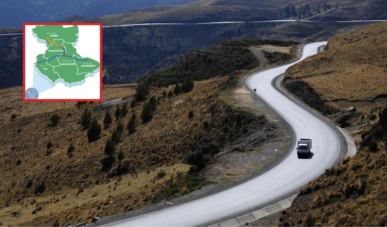 
                                 Nueva carretera longitudinal del MTC recorrerá casi 1.000 km en una ruta que cruza 5 regiones del Perú 
                            