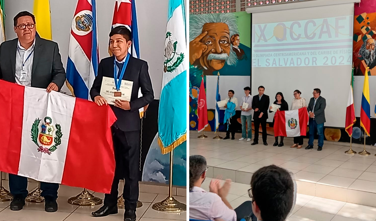 
                                 Peruanos triunfan en olimpiadas de Física en El Salvador luego de superar exámenes durante 5 días 
                            