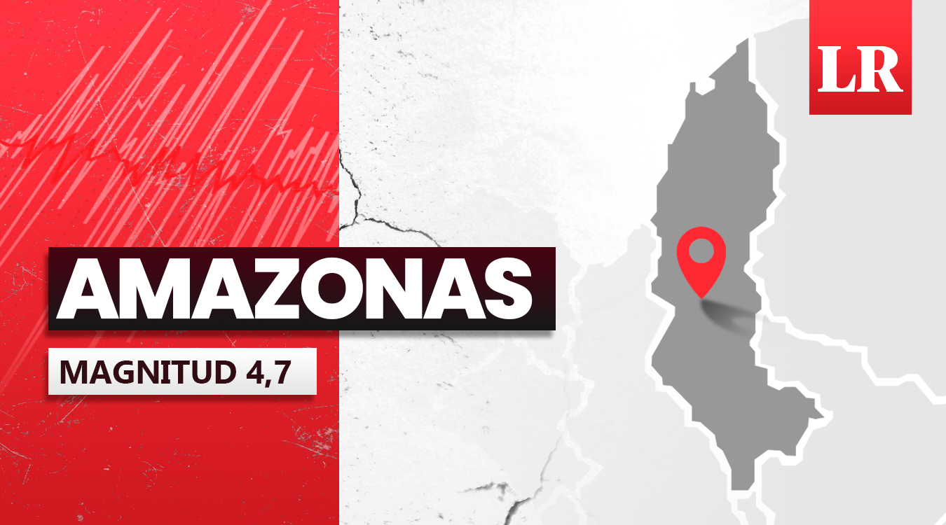 
                                 Temblor de magnitud 4,7 se sintió en Amazonas hoy, según IGP 
                            