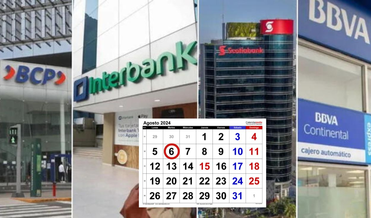 
                                 ¿Abren los bancos de Lima durante el feriado 6 de agosto? horarios de atención en BCP, Interbank, Banco de la Nación, BBVA y más 
                            