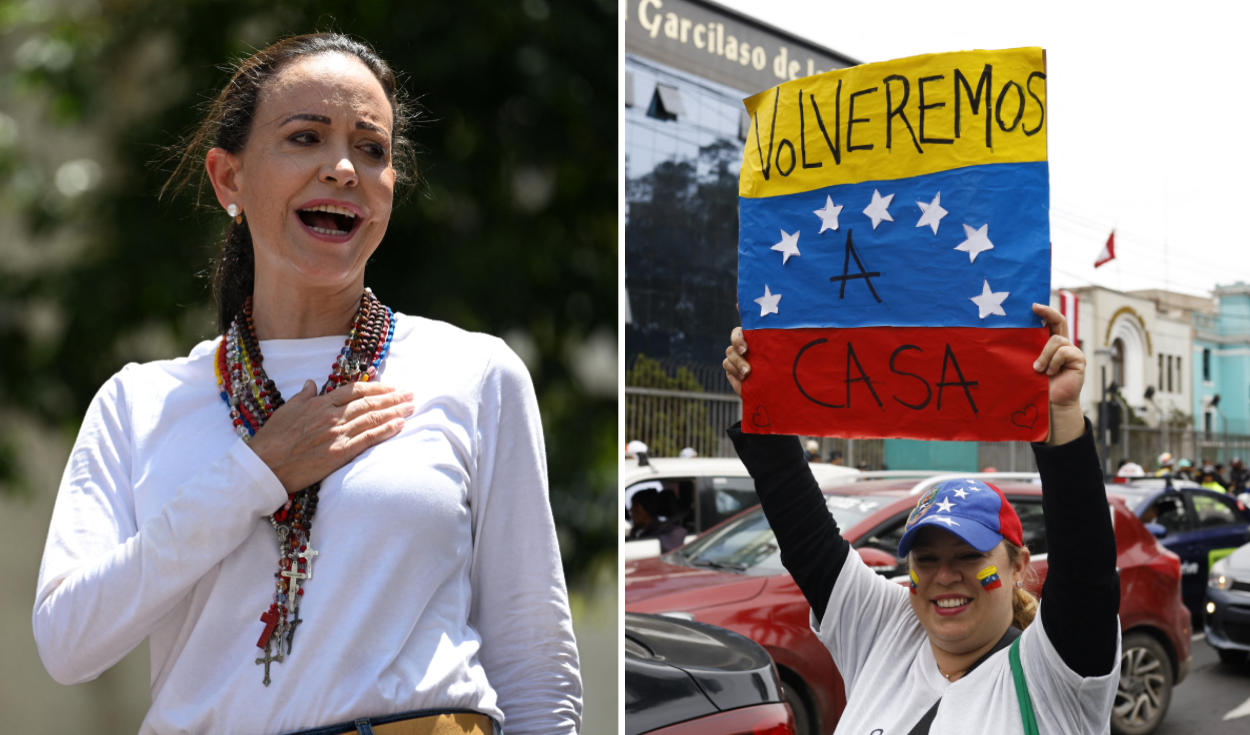
                                 María Corina Machado emociona con esperanzador mensaje a venezolanos en Perú y el mundo: “Pronto van a regresar” 
                            