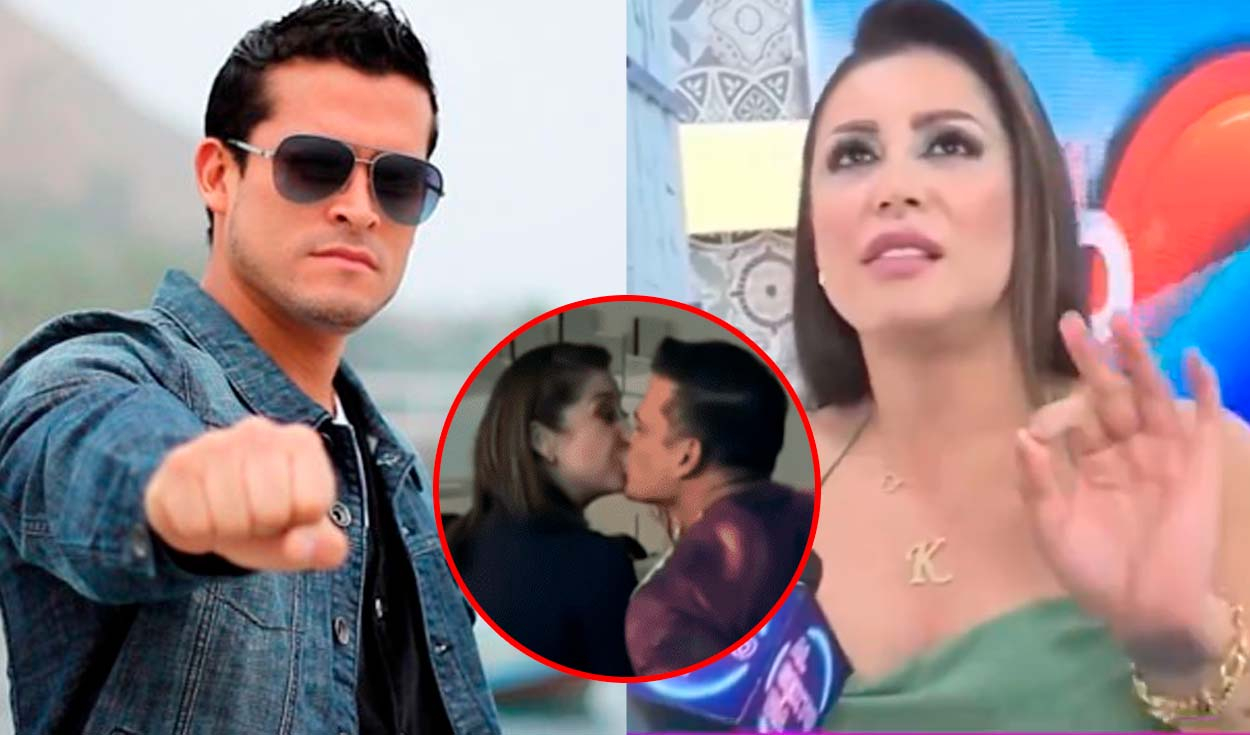 
                                 Karla Tarazona rompe su silencio y habla sobre su beso con Christian Domínguez: 