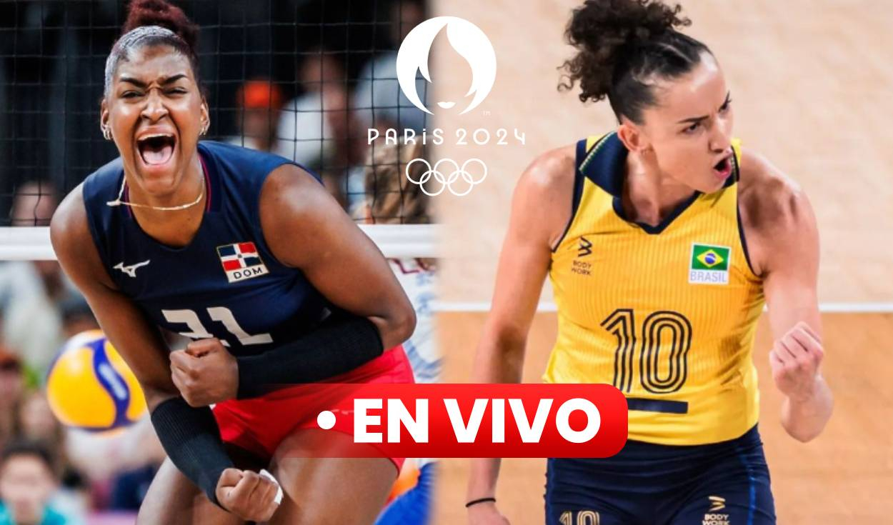 
                                 Dominicana vs. Brasil voleibol EN VIVO, Juegos Olímpicos París 2024: horario y dónde ver los cuartos de final 
                            