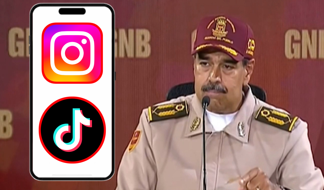 
                                 Nicolás Maduro amenaza con regular el uso de Instagram y Tiktok en Venezuela: 