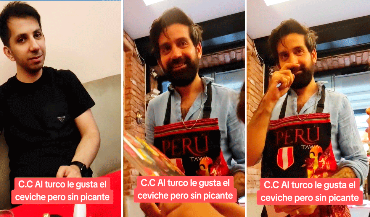 
                                 Extranjero va a restaurante peruano en Turquía, pide un ceviche sin ají y reacción de mesero se hace viral 
                            