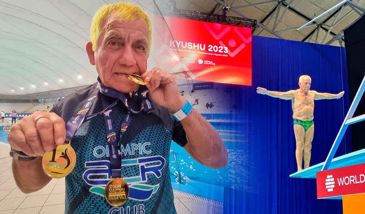 
                                 Nadador peruano de 71 años gana 3 medallas de oro en concurso panamericano 2024: “No hay edad para ser campeón” 
                            