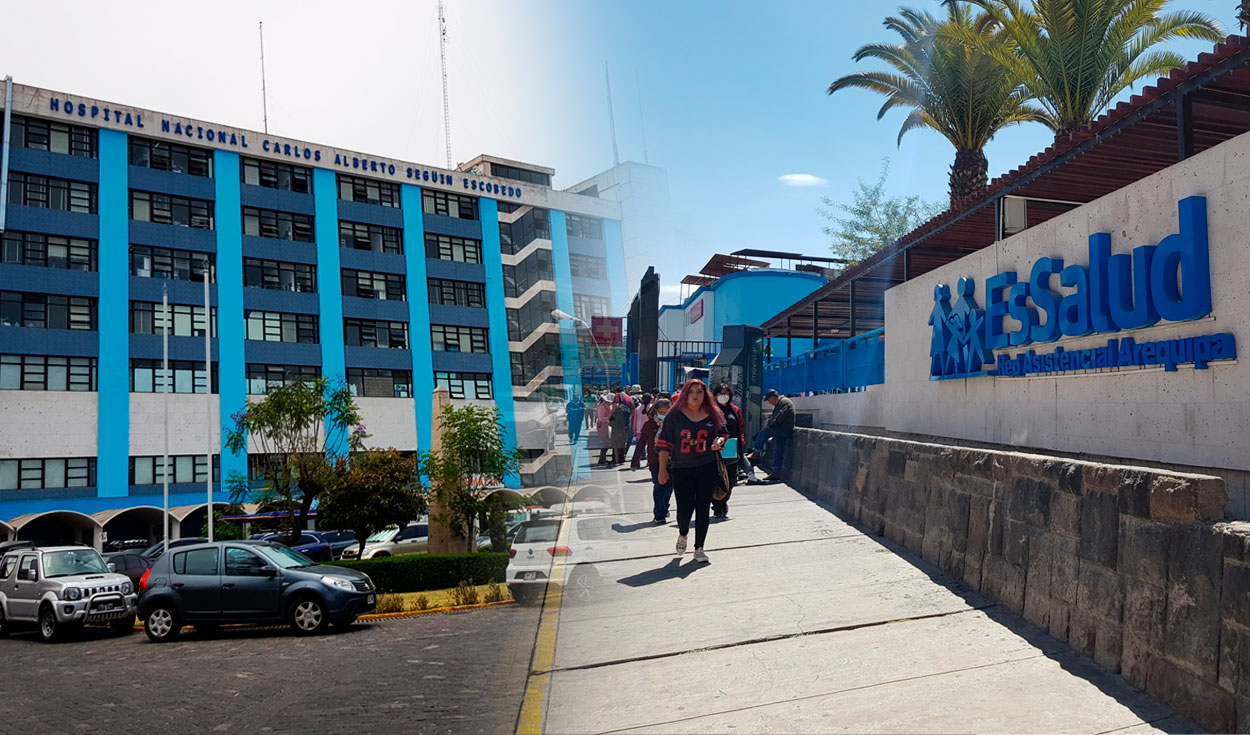 
                                 Investigan muerte de paciente de EsSalud que cayó del tercer piso de hospital de Arequipa 
                            