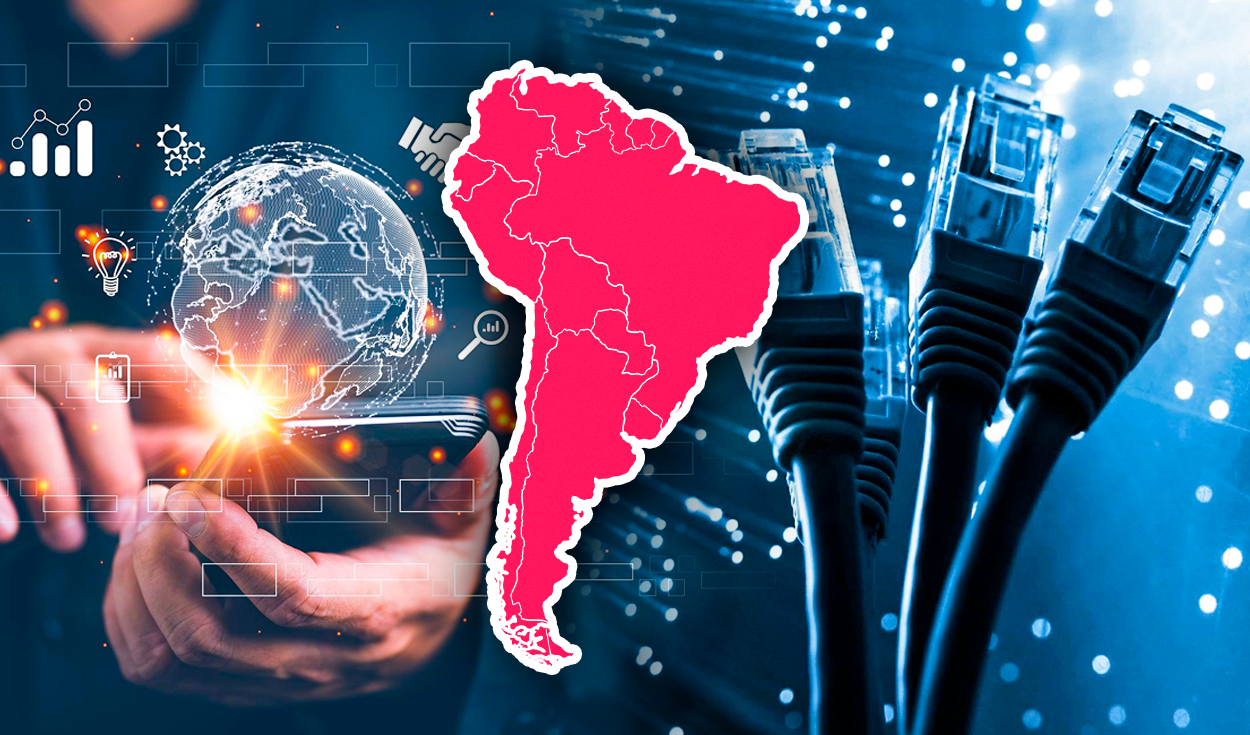 
                                 El país de Sudamérica con la mejor velocidad de internet fijo en la región: superó a Brasil y Perú 
                            