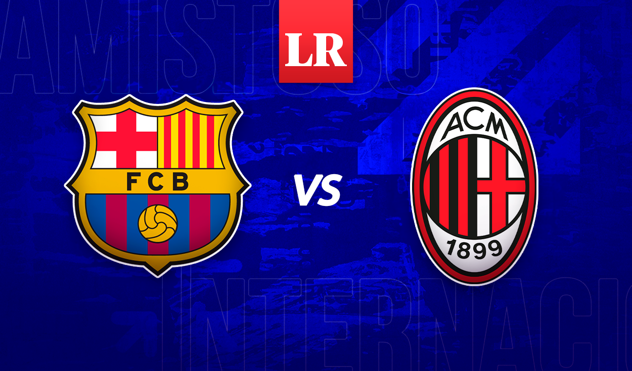 
                                 Ver Barcelona vs. AC Milan EN VIVO: ¿cómo ver el partido amistoso internacional 2024? 
                            