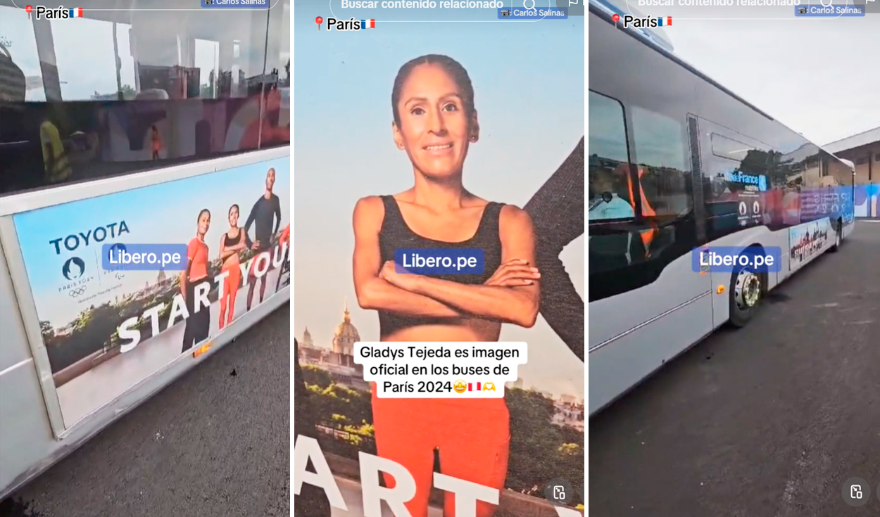 
                                 Gladys Tejeda aparece en valla de bus de Juegos Olímpicos Paris 2024 y peruanos se emocionan: “Es el orgullo del Perú” 
                            