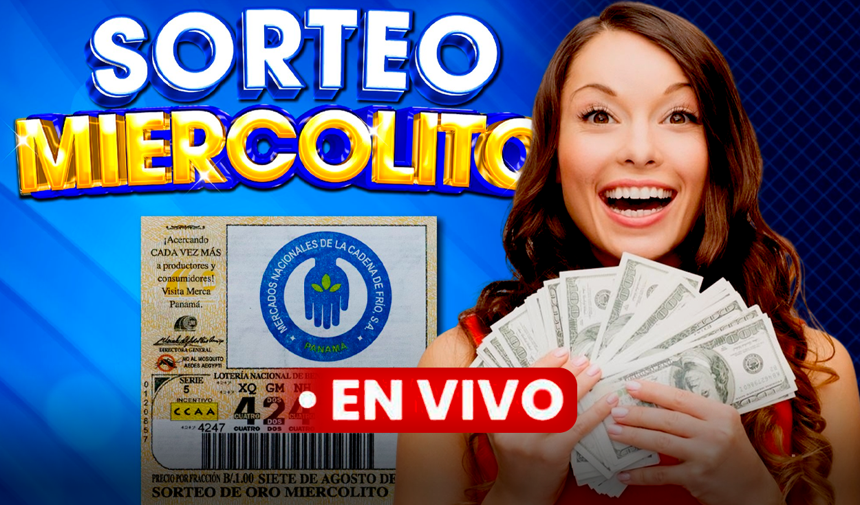 
                                 Lotería Nacional de Panamá EN VIVO: RESULTADOS del Sorteo Miercolito del 7 de agosto, vía Telemetro 
                            