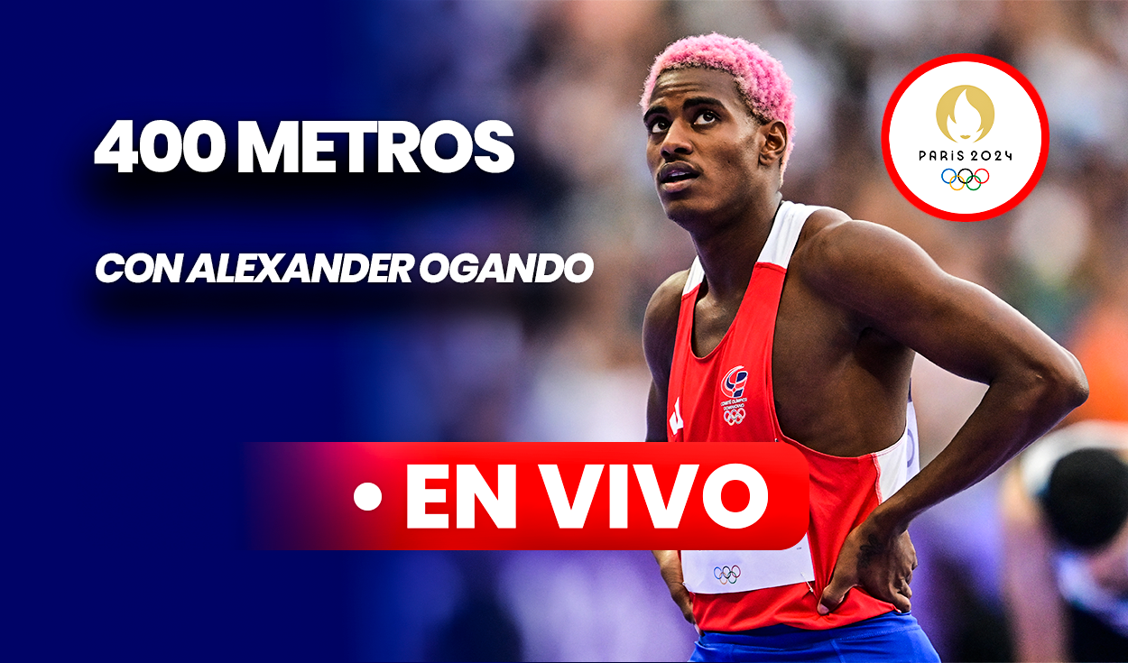 
                                 Alexander Ogando EN VIVO, semifinal 200 metros masculino: ¿a qué hora corre el dominicano por Juegos Olímpicos 2024? 
                            