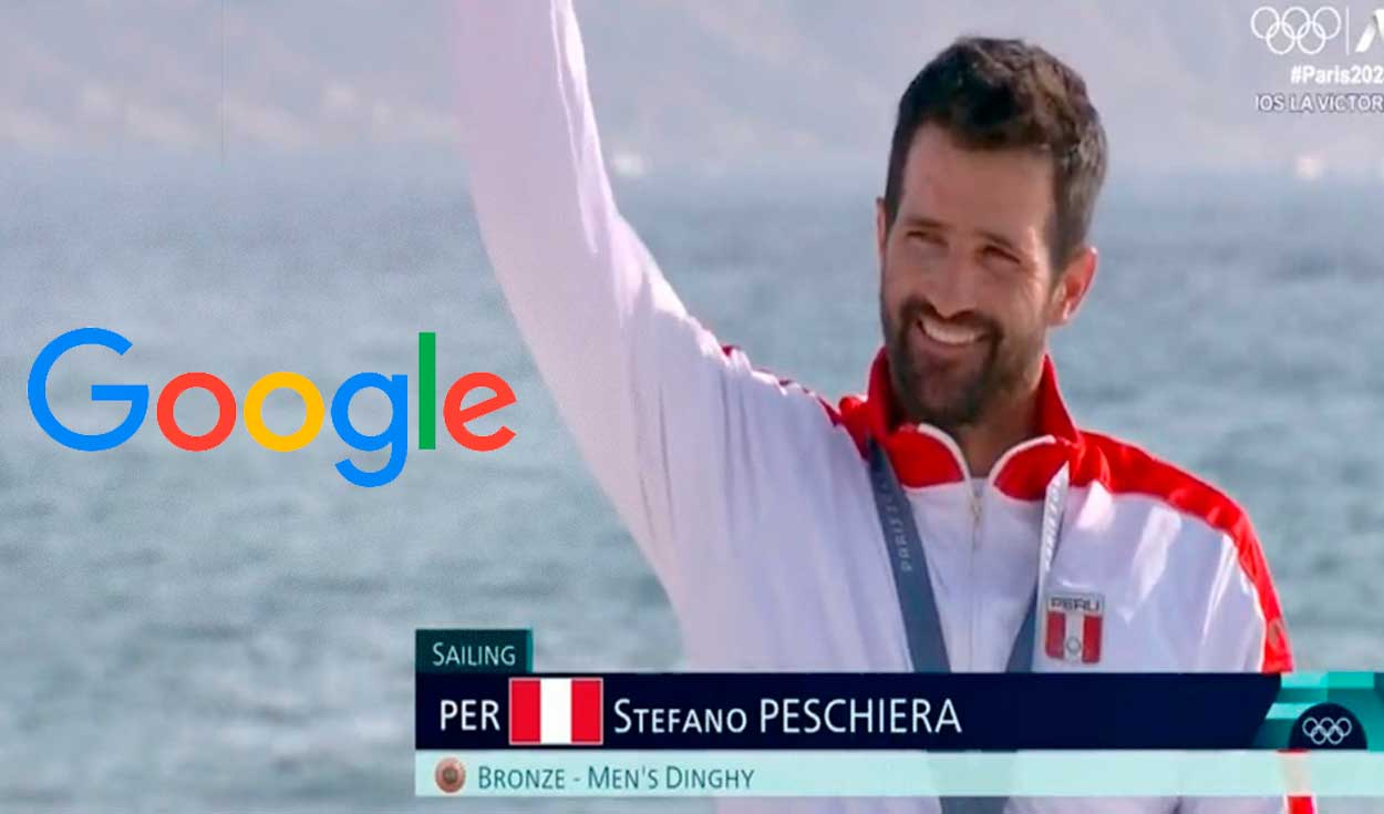 
                                 ¿Qué pasa si buscas Stefano Peschiera en Google? Buscador felicita así al atleta peruano 
                            