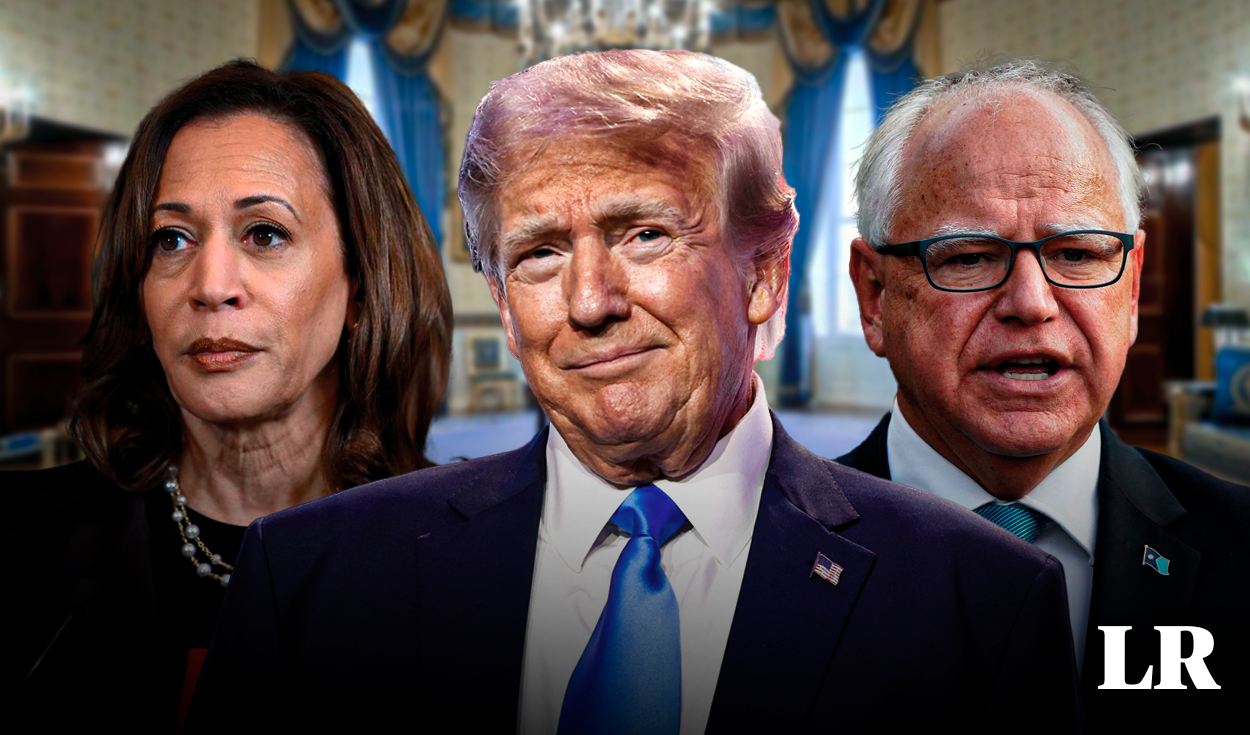 
                                 Trump acusa a Kamala Harris y Tim Walz de 