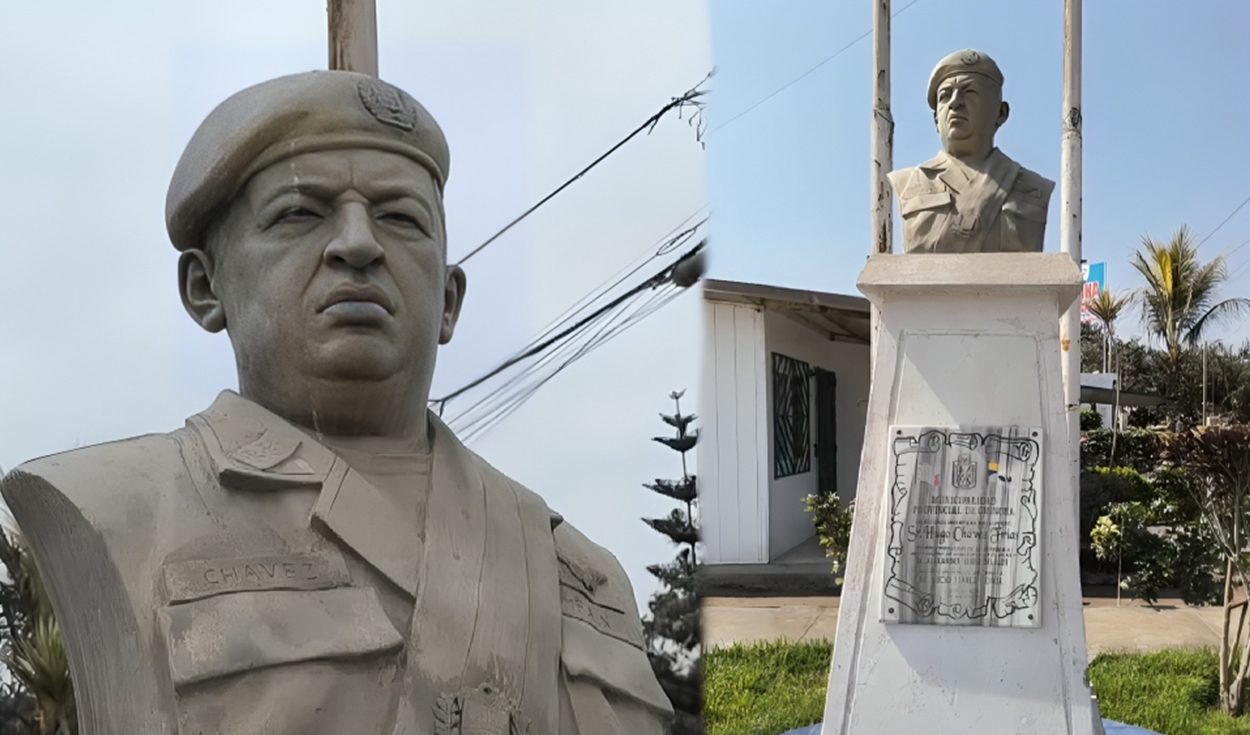 
                                 ¿Por qué se construyó el busto de Hugo Chávez en Ica? Escultura del expresidente de Venezuela podría ser retirada 
                            