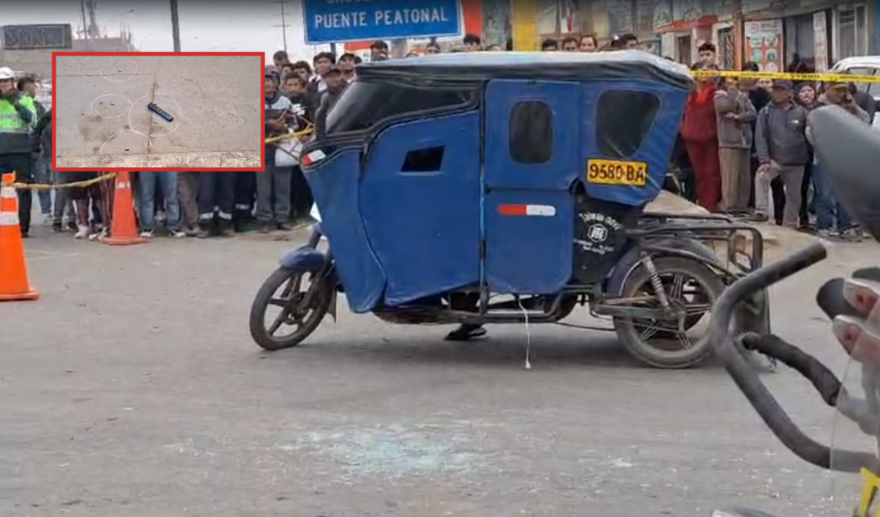 
                                 Asesinan a mototaxista en Puente Piedra: presunto sicario efectuó cerca de 20 disparos 
                            