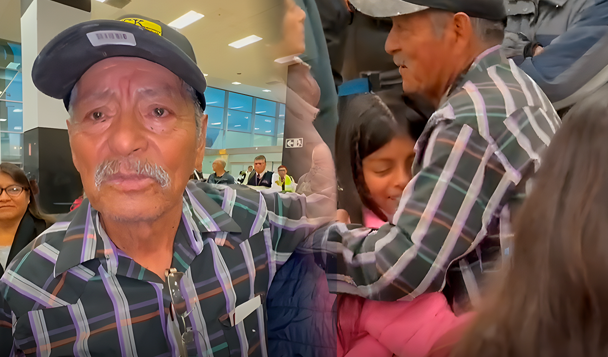 
                                 Abuelito regresa a Perú después de 37 años y ahora teme que nadie lo reconozca: 