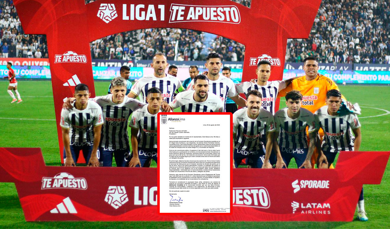 
                                 Alianza Lima pidió la destitución de la Comisión Disciplinaria por no sancionar a jugadores de Universitario y Melgar 
                            