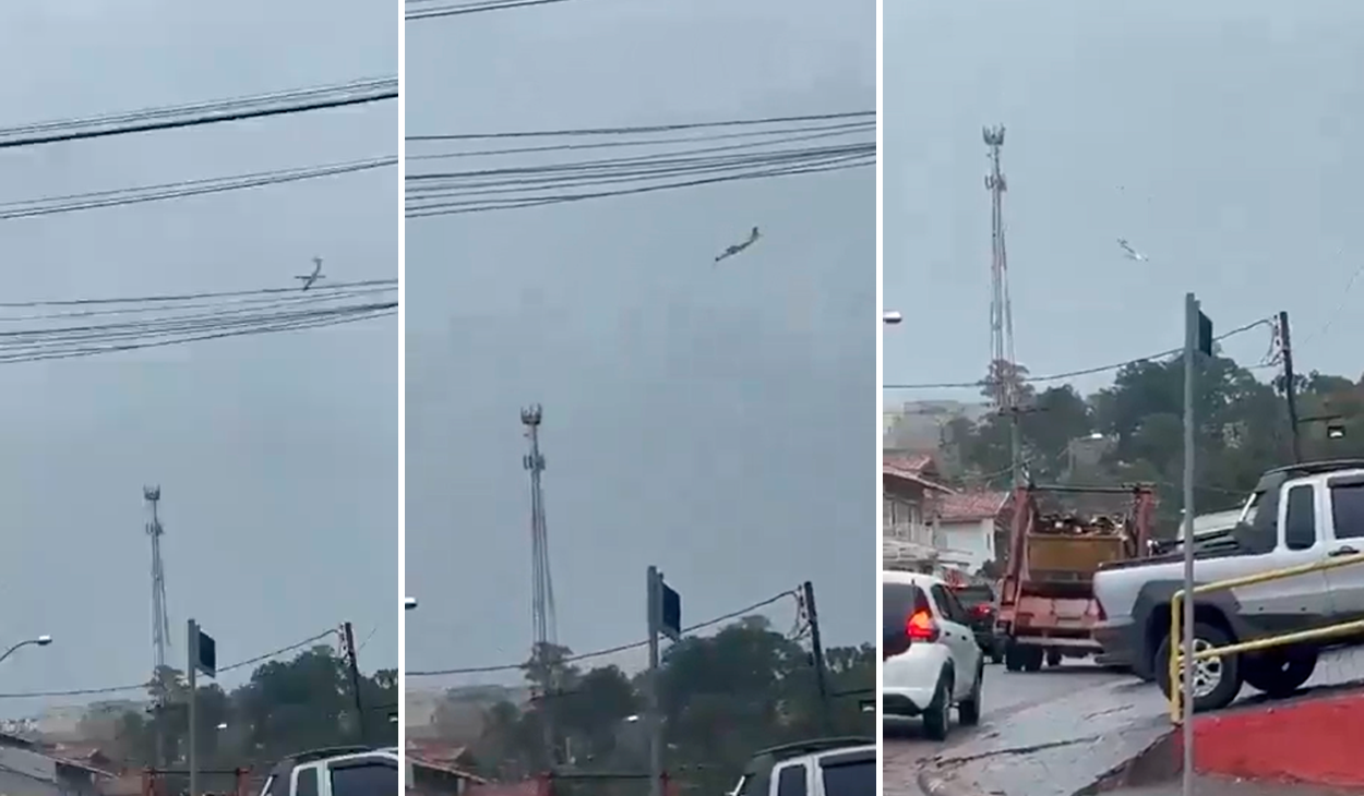 
                                 Cae avión con capacidad de 70 pasajeros en zona rural de Sao Paulo, en Brasil 
                            