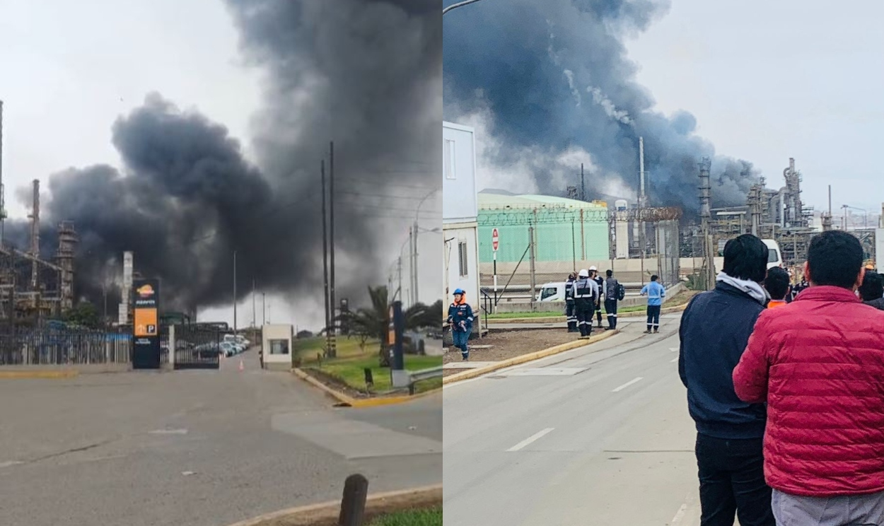 
                                 Ventanilla: se registra un incendio en el interior de la refinería de petróleo La Pampilla 
                            