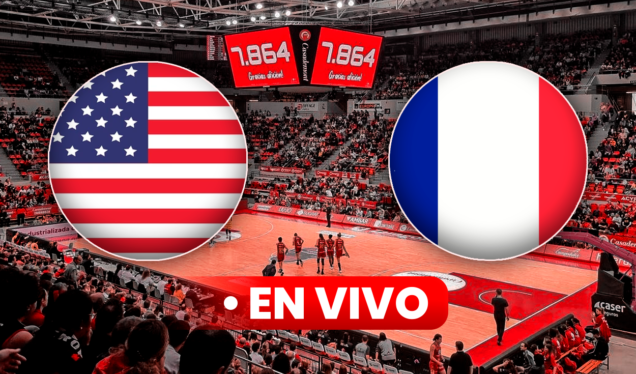 
                                 Estados Unidos vs. Francia EN VIVO: hora y dónde ver la final de baloncesto masculino en París 2024 
                            