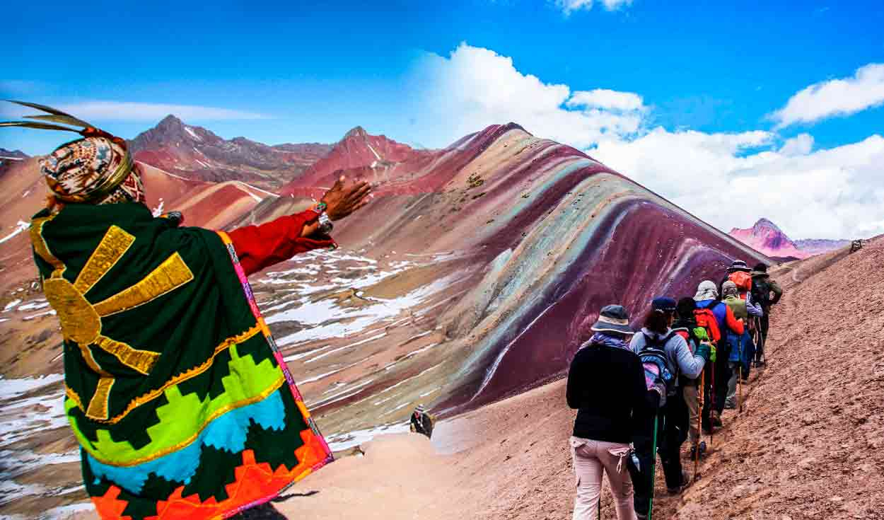 
                                 Comunidades anuncian que impondrán tarifas de ingreso para la Montaña de 7 colores en Cusco 
                            