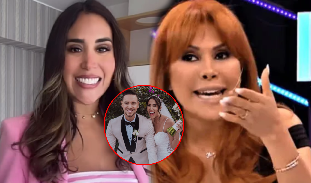 
                                 Melissa Paredes difunde foto INÉDITA de Magaly Medina en su boda: 