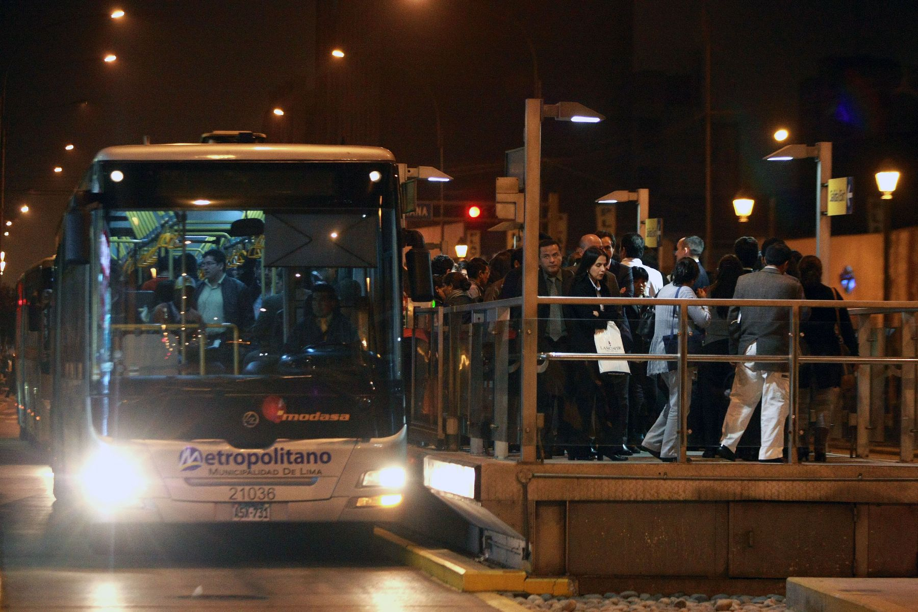 Estación Plaza de Flores del Metropolitano en Barranco