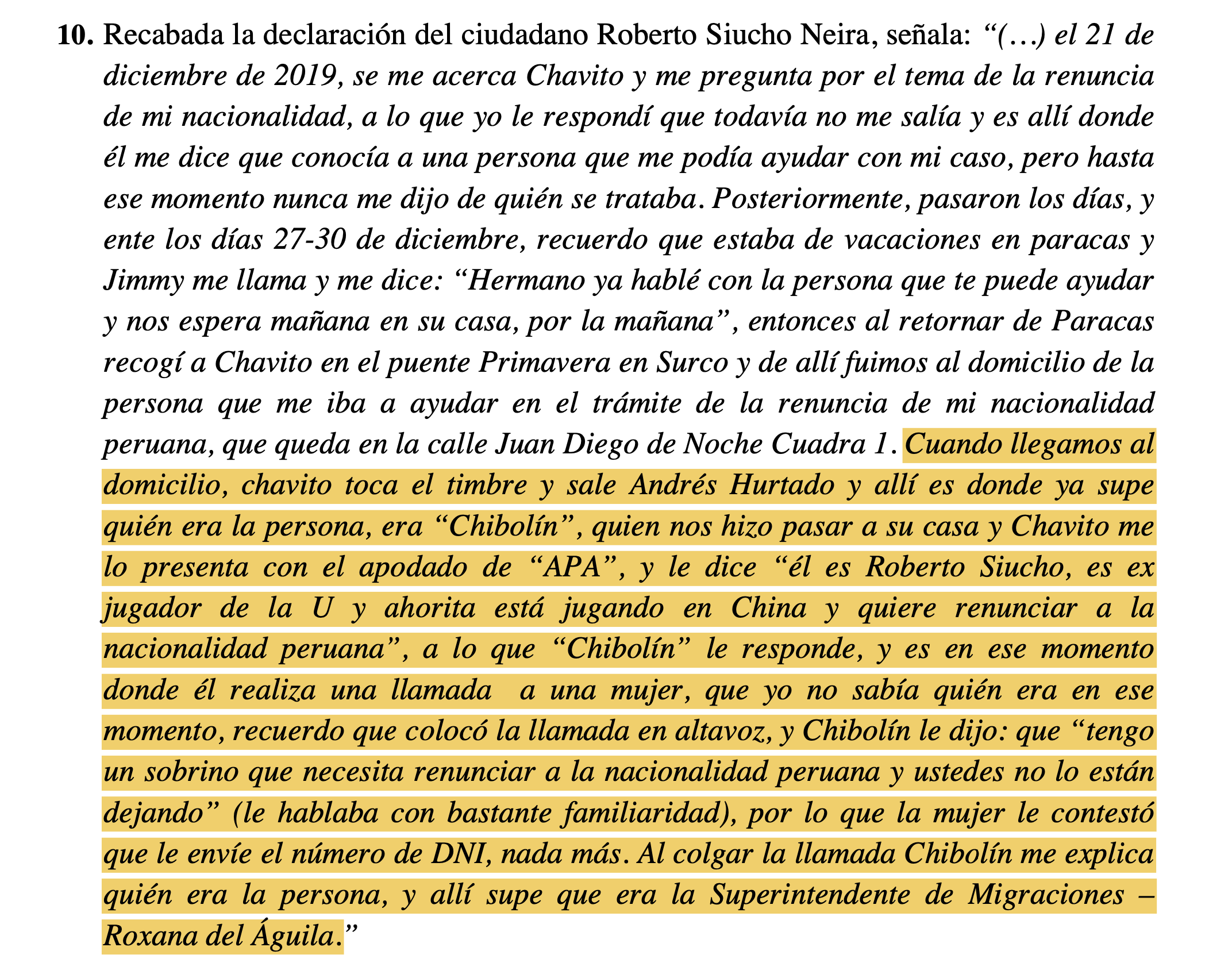 Andrés Hurtado Case: PJ orders a ban on leaving the country against the former head of Immigration