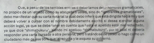 Henry Shimabukuro confirms that Andrés Hurtado bought a suit for Dina Boluarte: "Let it prove that she bought it"