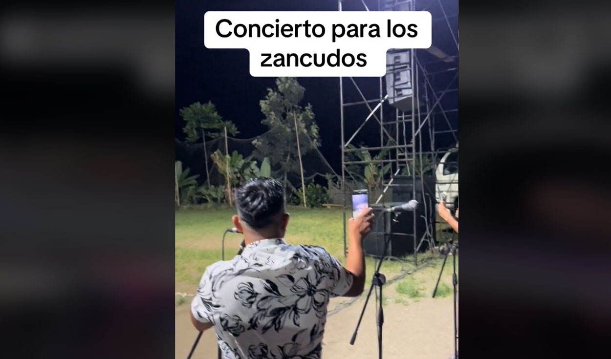 Orquesta toca en un concierto vacío, pero el animador no pierde la alegría:  “Saltando, saltando” | Tendencias | La República