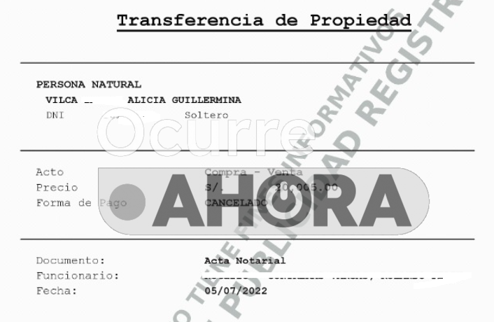 Andrés Hurtado would have bought cars for more than 20 thousand dollars, but he resold them for S/500 through his company