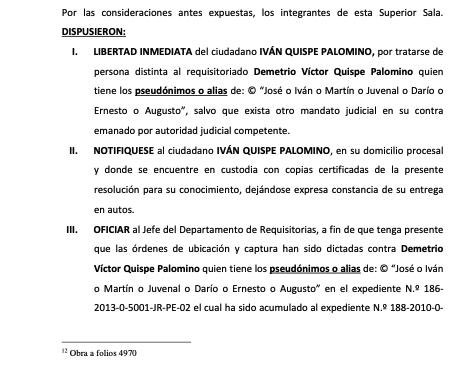 Víctor Zanabria defends Santiváñez and does not recognize error in the arrest of Iván Quispe Palomino: It was not our fault