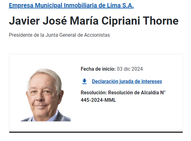 RLA and its link with the Cipriani: brother of former archbishop accused of sexual abuse has been affiliated with Renovación Popular since 2024