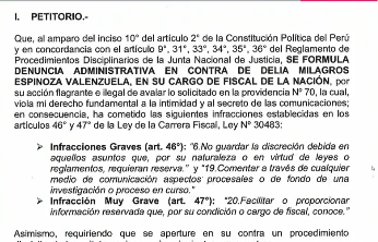 Minister Santiváñez denounces the prosecutor of the Nation for asking for his key Icloud: he accuses her of serious offenses