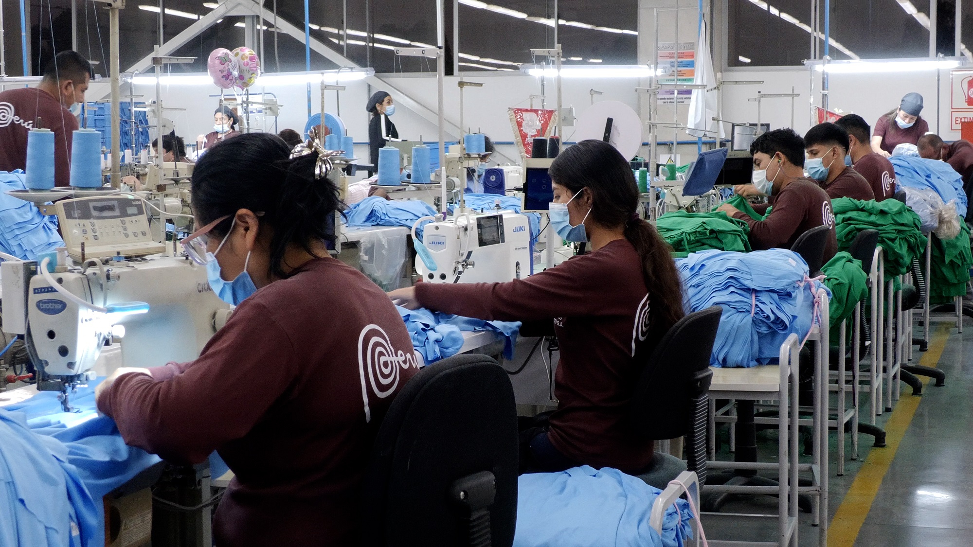 Peru exported cotton t-shirts for US $ 386 million, even below its historical record