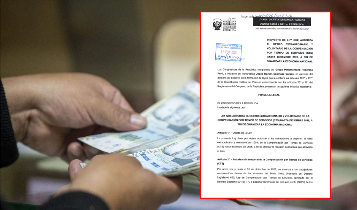 CTS withdrawal: they propose twelfth project to access 100% until 2026