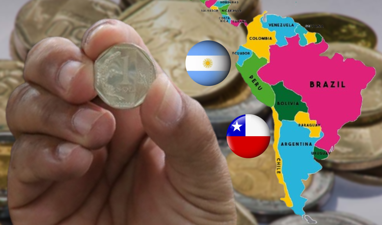 What Latin American countries use the Peruvian sun as a currency? It is not Argentina, nor Chile