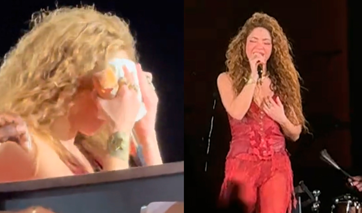 Shakira đã bật khóc khi hát bài 'Antología' trong một buổi concert tại Sân vận động Quốc gia: đây là diễn biến của khoảnh khắc xúc động đó.