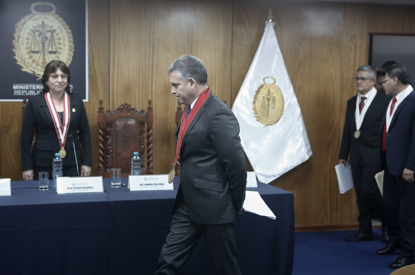 In photos: This was the tense conference of the prosecutor Delia Espinoza and the prosecutors of the Lava Jato case