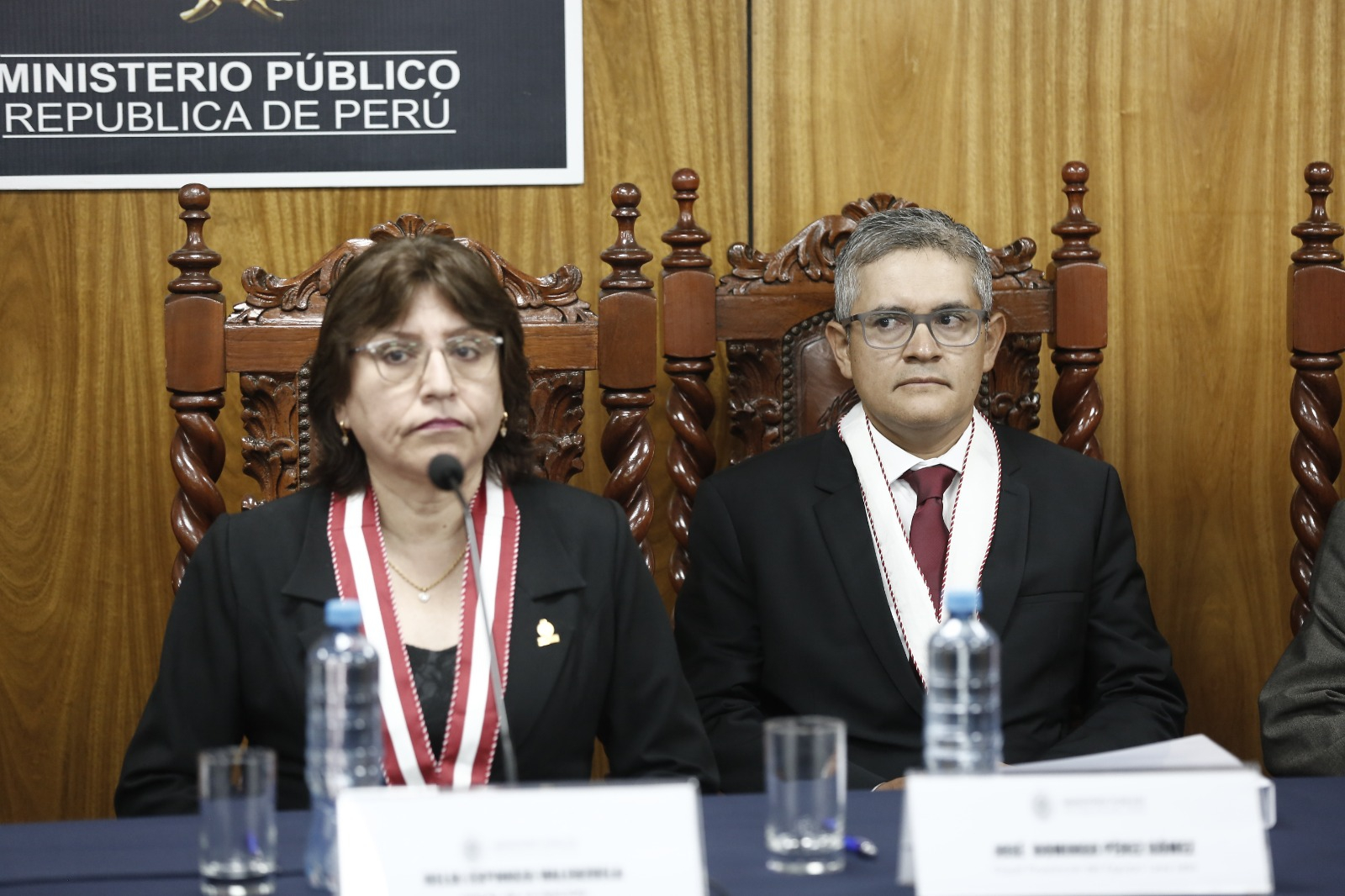 In photos: This was the tense conference of the prosecutor Delia Espinoza and the prosecutors of the Lava Jato case