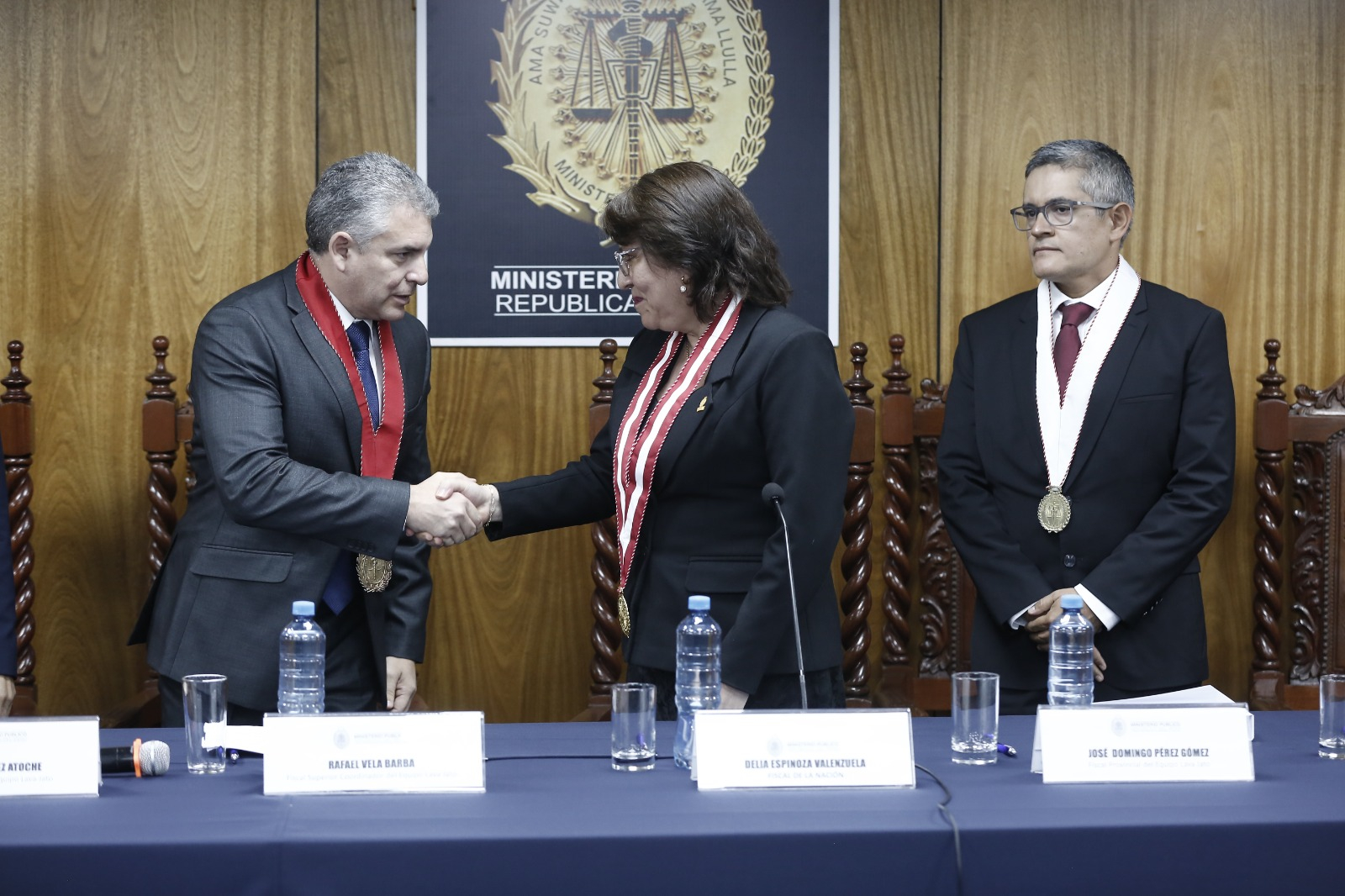 In photos: This was the tense conference of the prosecutor Delia Espinoza and the prosecutors of the Lava Jato case